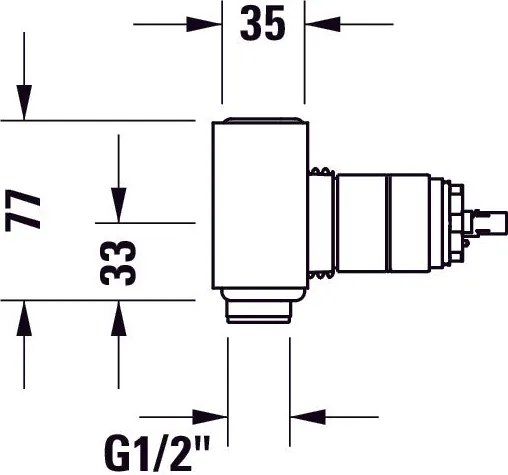 Duravit korpus podstawowy do podtynkowej baterii umywalkowej