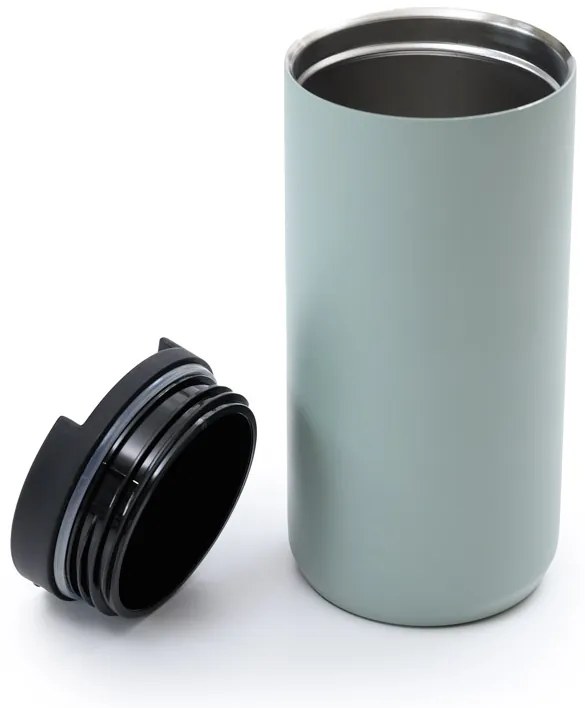 Jasnoszary kubek termiczny BEKER 400 ml