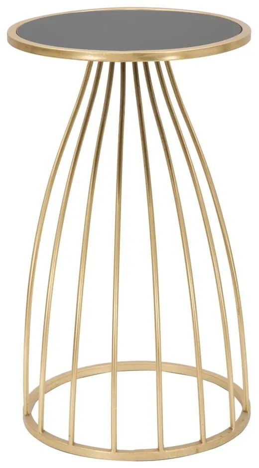 Okrągły stolik ze szklanym blatem ø 35 cm Flush – Mauro Ferretti