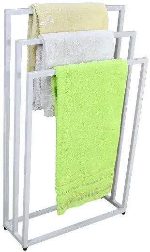 Biały stojak na ręczniki 75 cm X11 H3-H27