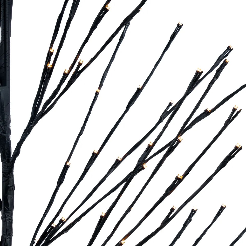 Zewnetrzna Choinka czarna 200 cm z LED IP44 - Vixen Oswietlenie zewnetrzne