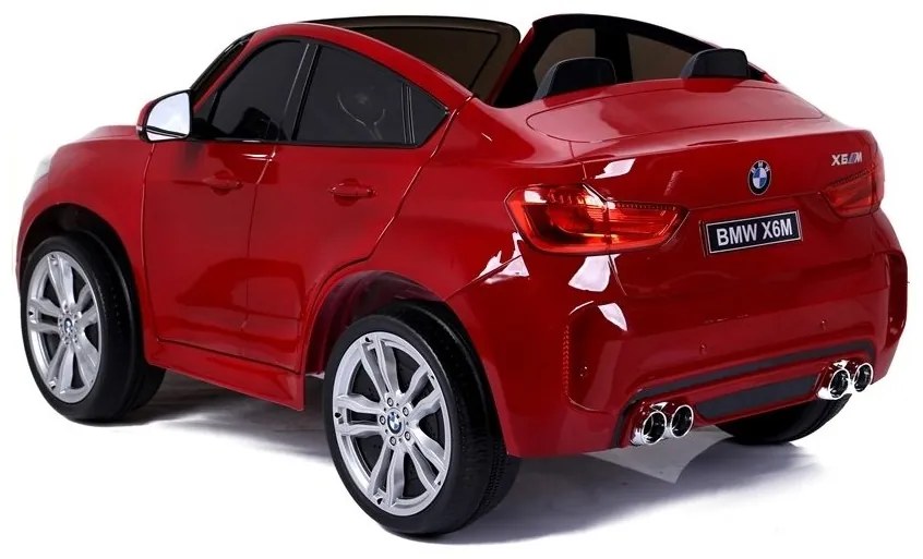 Auto na akumulator nowe bmw x6m czerwone lakierowane