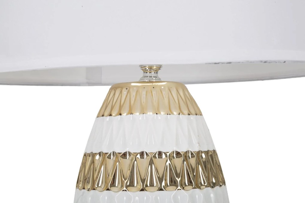 Lampka stołowa w stylu glamour, 33 x 50 cm
