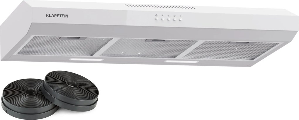 Klarstein Contempo 60cm 199m³/h Okap Podszafkowy Biały