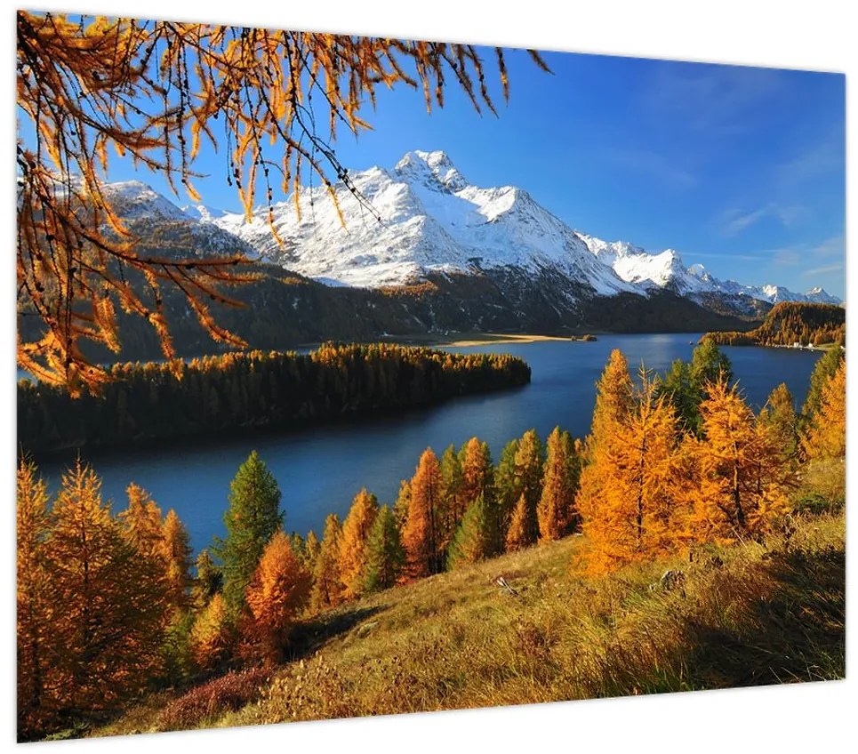 Obraz - Jesień w Alpach (70x50 cm)