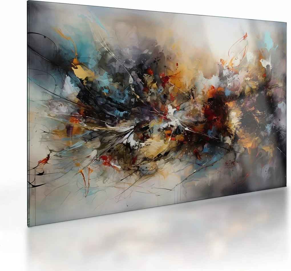 Obraz na szkle - Grafika abstrakcyjna (70x50 cm)