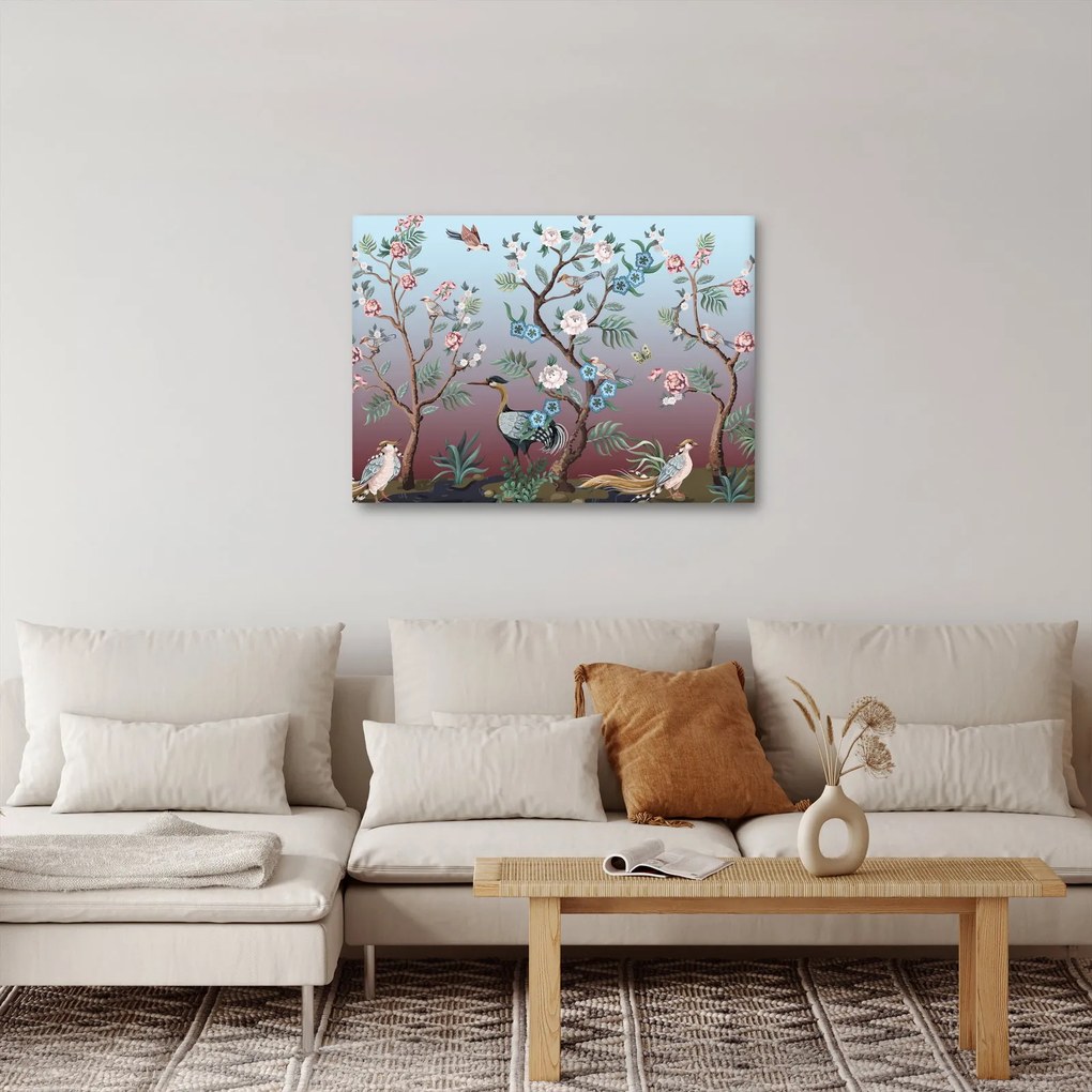 Obraz - Park ptaków (70x50 cm)