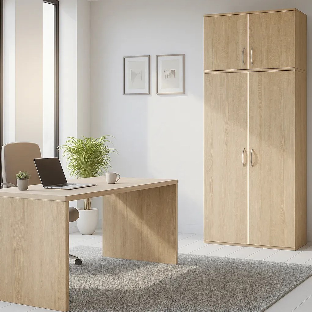 Nadstawka na szafę dąb sonoma E1-F75