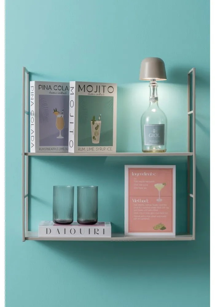 Biało-zielony papierowy pojemnik dekoracyjny 18x4x25 cm Mojito – PT LIVING