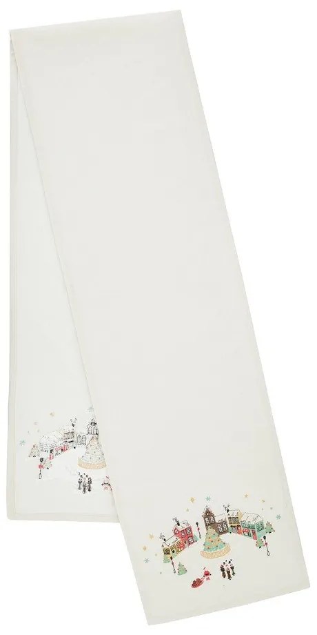 Bawełniany bieżnik 33x220 cm Christmas Town – Catherine Lansfield