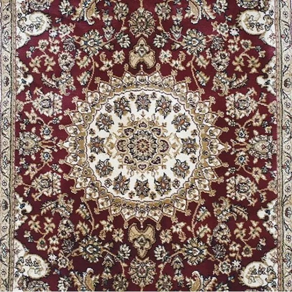 Dywan klasyczny Venezia Ornament czerwono-kremowy 80 cm x 150