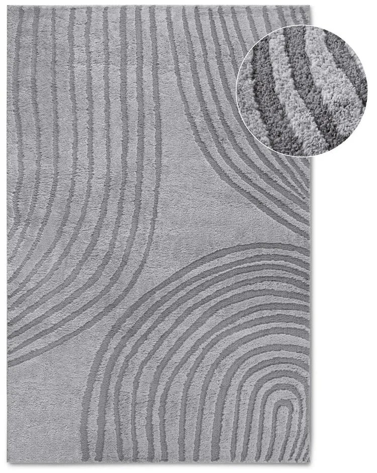 Szary dywan 120x170 cm Pigment Light Grey – Elle Decoration
