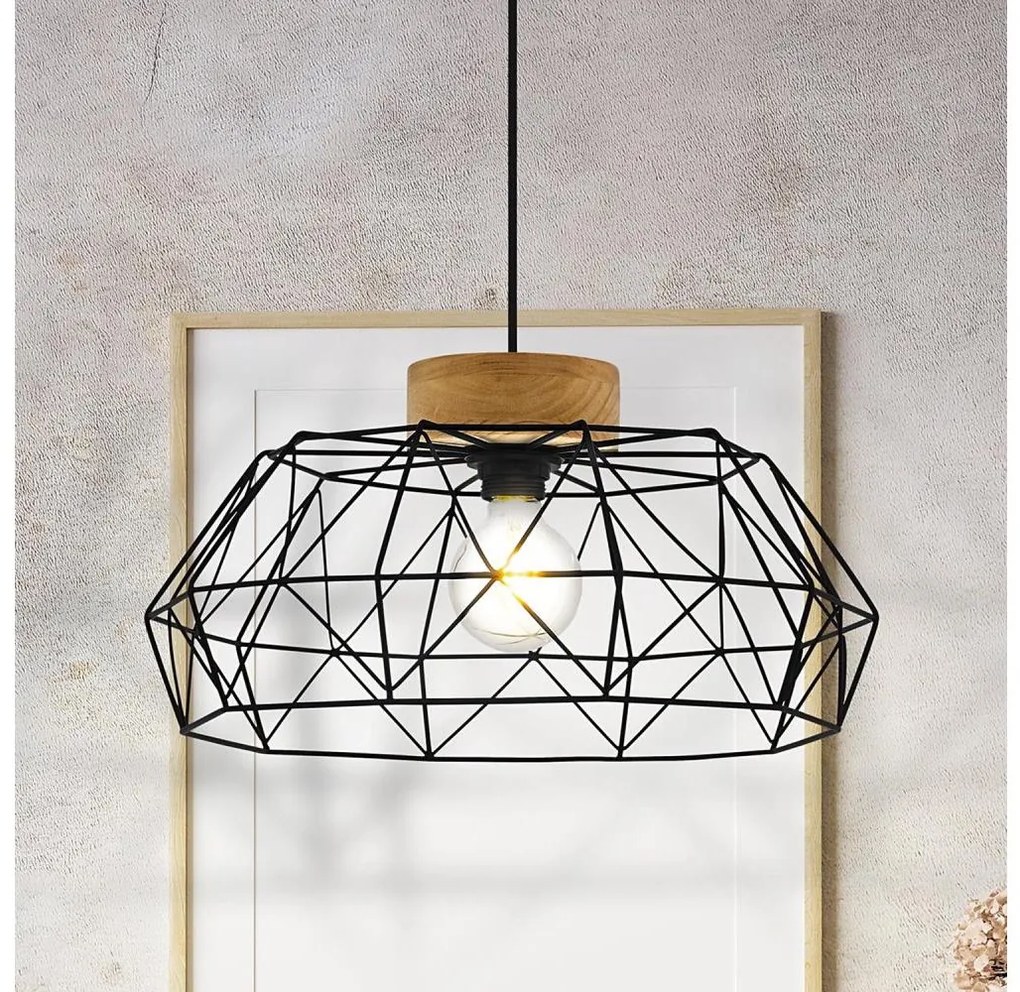 Eglo 44089 - Żyrandol na przewodzie PADSTOW 1xE27/60W/230V