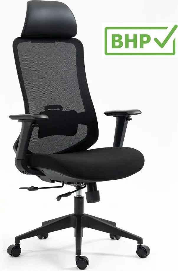 Ergonomiczny fotel biurowy Ergon, zgodny z normą BHP