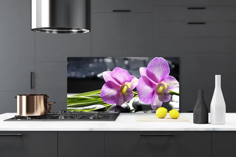 Szkło do Kuchni na Ścianę Feeria Kwiatowych Barw