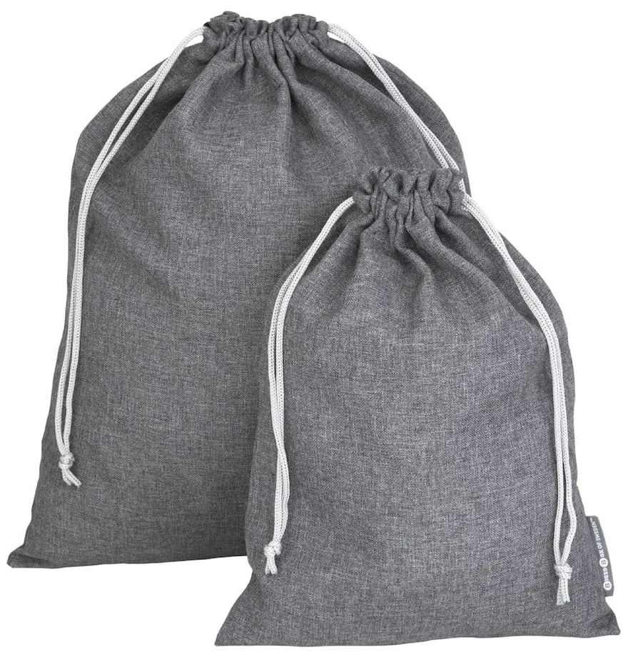 Tekstylne worki na bieliznę zestaw 2 szt. – Bigso Box of Sweden