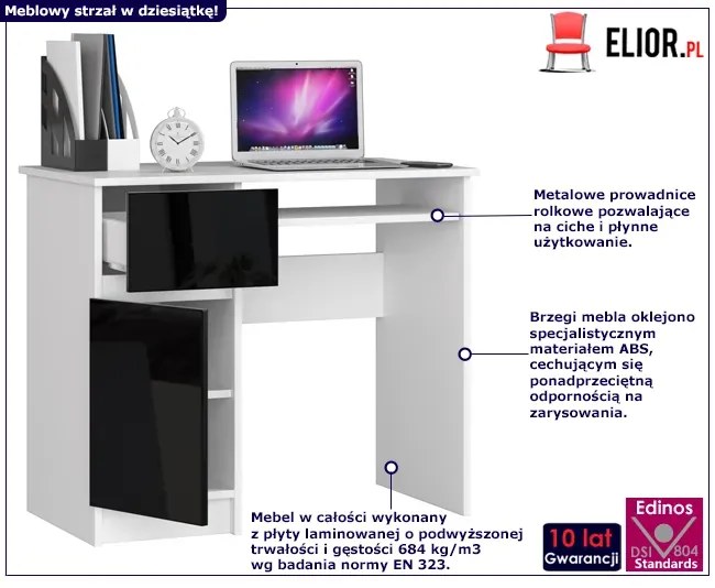 Biurko biało P1-C02