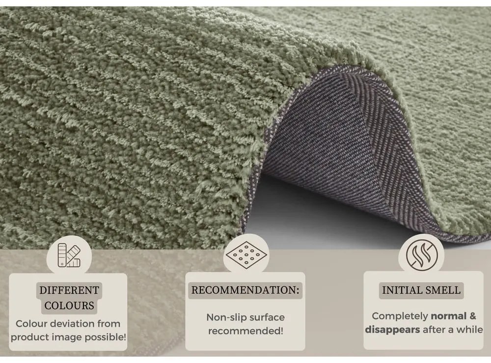 Ciemnozielony dywan Mint Rugs Supersoft, 160x230 cm
