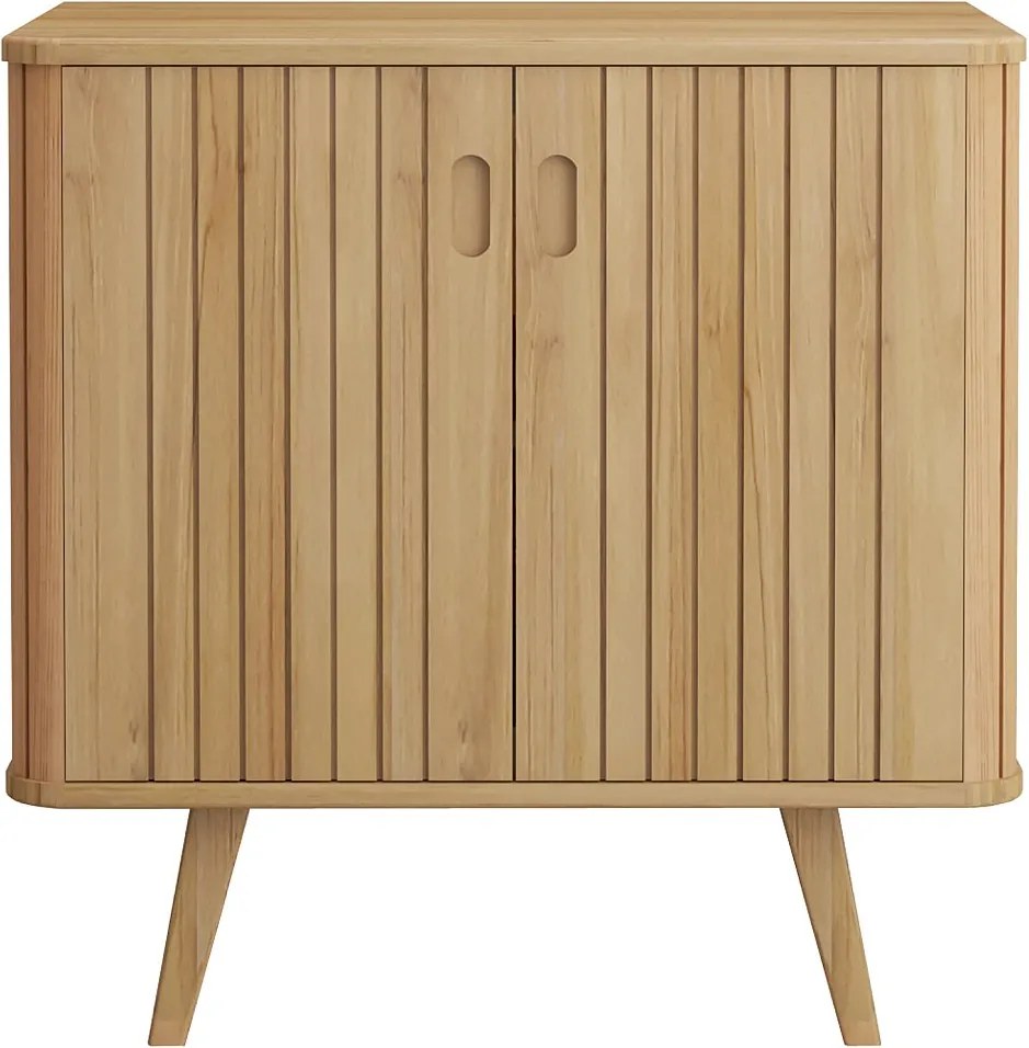 Szafka pod umywalkę na nóżkach z drewna tekowego - 80 cm - WAMENA