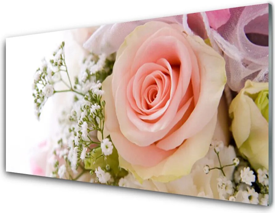 Panel Kuchenny Królewskie Róże W Ogrodzie