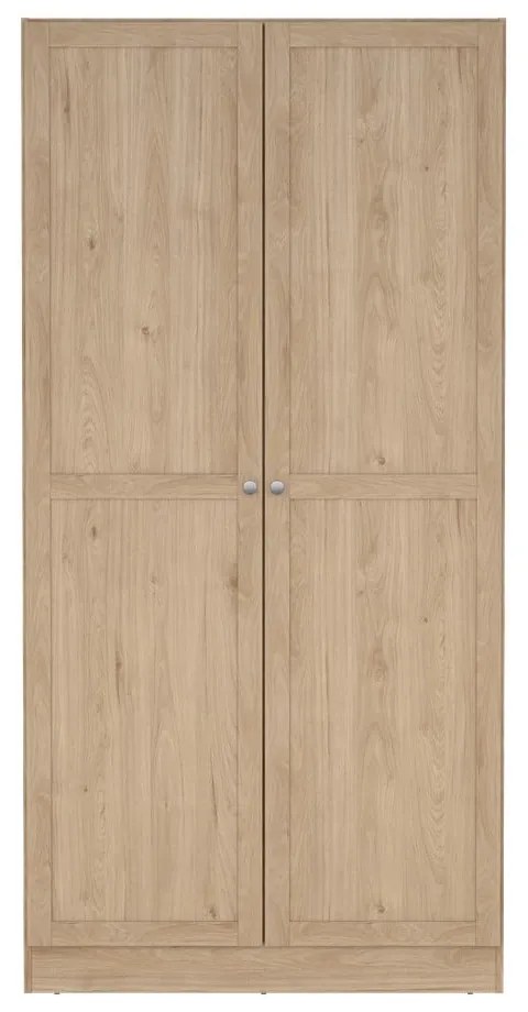 Szafa w dekorze dębu w naturalnym kolorze 99x200x62 cm Billund – Tvilum