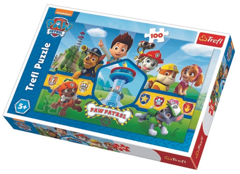 Trefl Puzzle Psi Patrol - Bohaterowie, 100 elementów