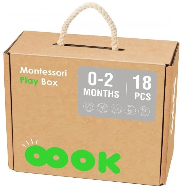 Tooky toy box pudełko xxl montessori edukacyjne 7w1 sensoryczne 0-2 mies