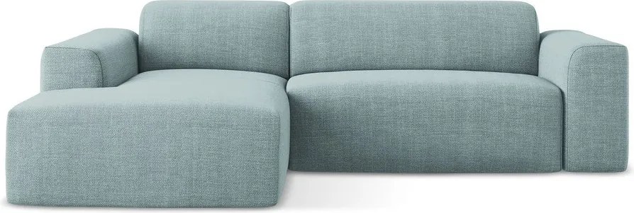 Niebieski narożnik (lewostronny/z szezlongiem) Keli – Makamii