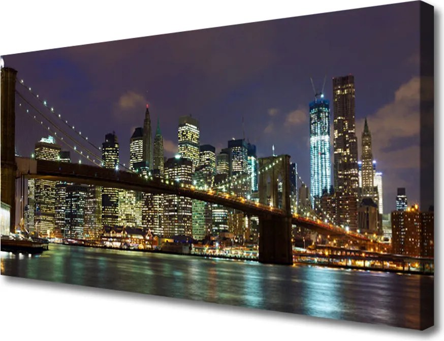 Fotoobraz na płótnie Monumentalna Architektura Mostu