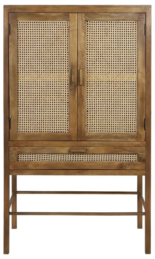 Brązowa komoda z drewna mango 90x160 cm Nipas – Light & Living