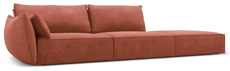 Czerwony szezlong (lewostronny) Vanda – Mazzini Sofas