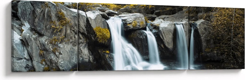 Obraz - Wodospady, Lushan, Chiny (170x50 cm)