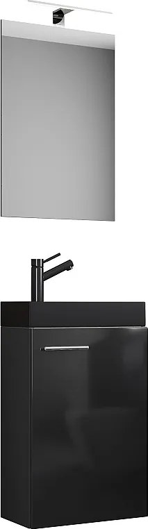 3 szt. umywalka Slito SP wąska czarna