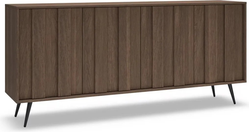 Komoda Flaro 183 cm z oświetleniem - dąb dunin