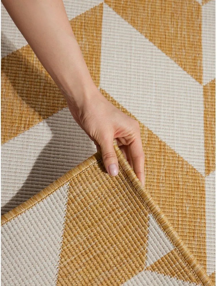 Dywan odpowiedni na zewnątrz w kolorze ochry/kremowy 160x230 cm Haringey Terrick – Ted Baker