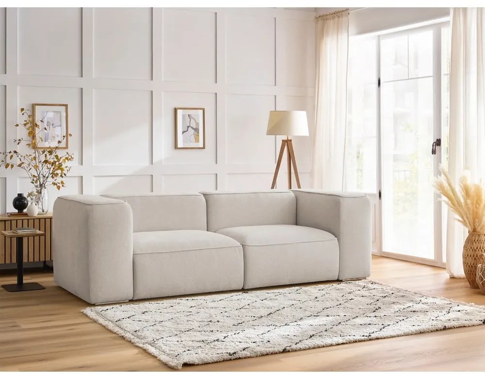 Beżowa sofa 255 cm Zephyr – Bobochic Paris