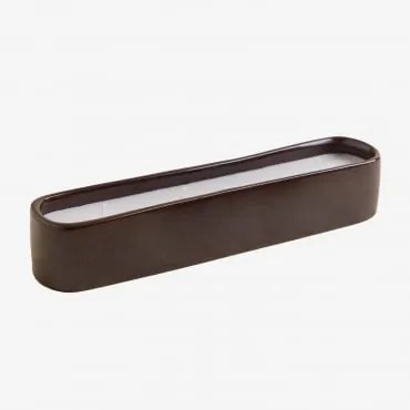 Świeca Dekoracyjna Z Ceramiki Kilwa Chocolate - Sklum
