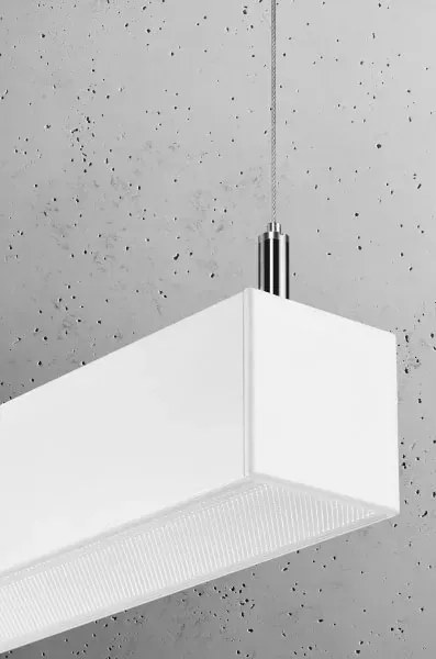 Biała lampa wisząca LED z regulacją 3000 K - 3X EX617 L0-D70