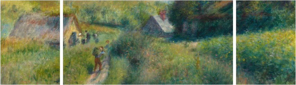 Obraz - Auguste Renoir, The Mussel Harvest, reprodukcje (170x50 cm)