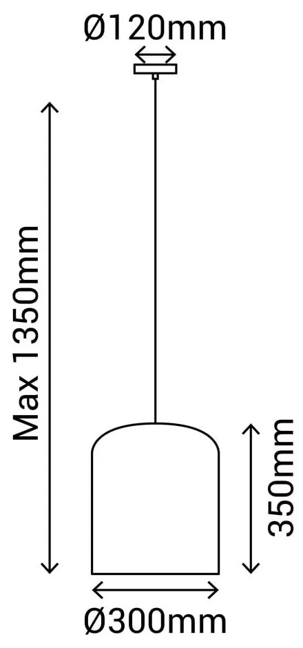 Rattanowa lampa wisząca SULION Babel, wys. 135 cm