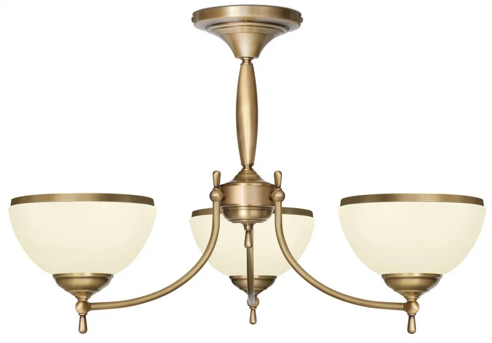 Niski żyrandol mosiężny CR-S3AKE