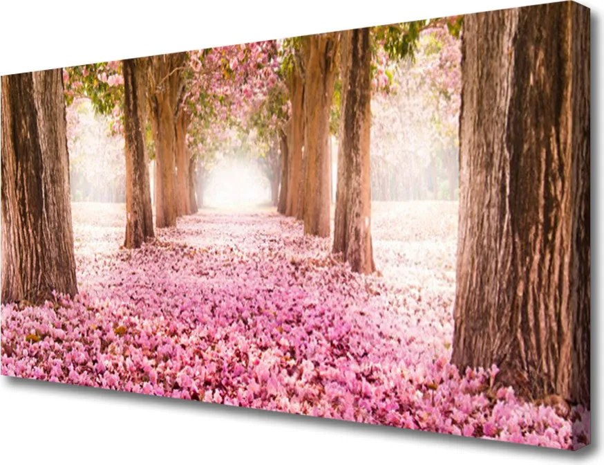 Fotoobraz na płótnie Kwitnące Drzewo Różane
