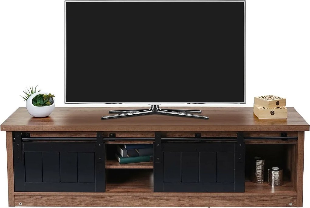 Stojak TV MCW-K75,  brązowy