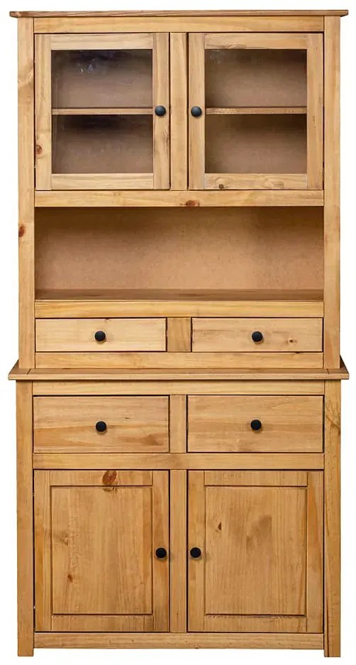 Drewniany kredens w stylu vintage D7-P17