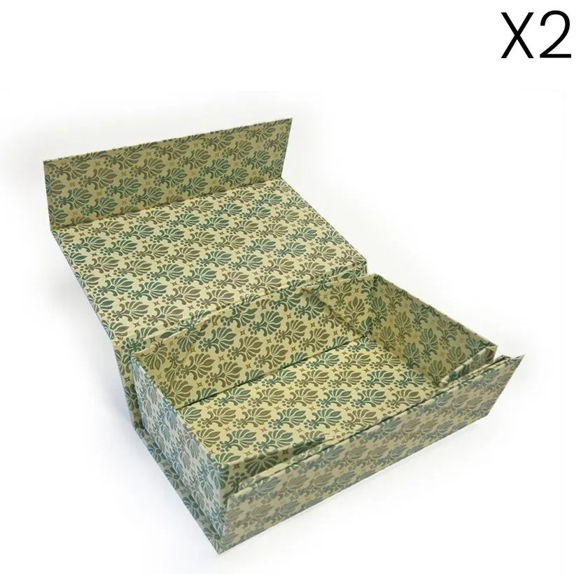 Pudełka prezentowe zestaw 2 szt. 20x36 cm Lilies – Kartos