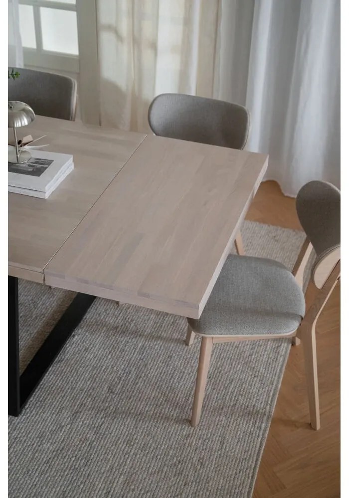 Matowy lakierowany blat uzupełniający do stołu Rowico Brooklyn