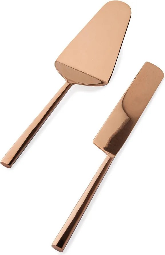 Zestaw noża i łopatki do ciast 2 szt. ze stali nierdzewnej Hestia – Bizzotto