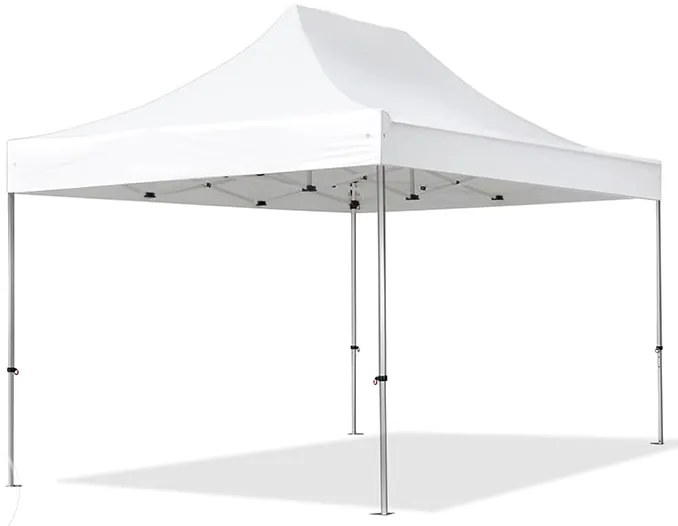 TOOLPORT 3x4,5 m Namiot Ekspresowy PROFESSIONAL Alu 40 mm, ze ścianami bocznymi, okna panoramiczne , biały - (582876)