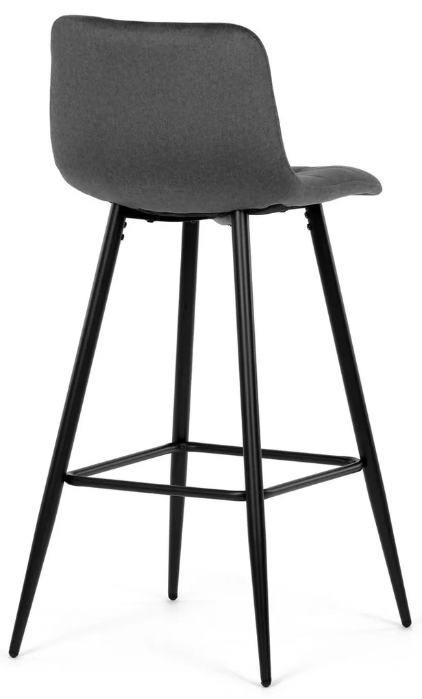 Zestaw krzeseł barowych B-X7015 GREY2, 4 szt.