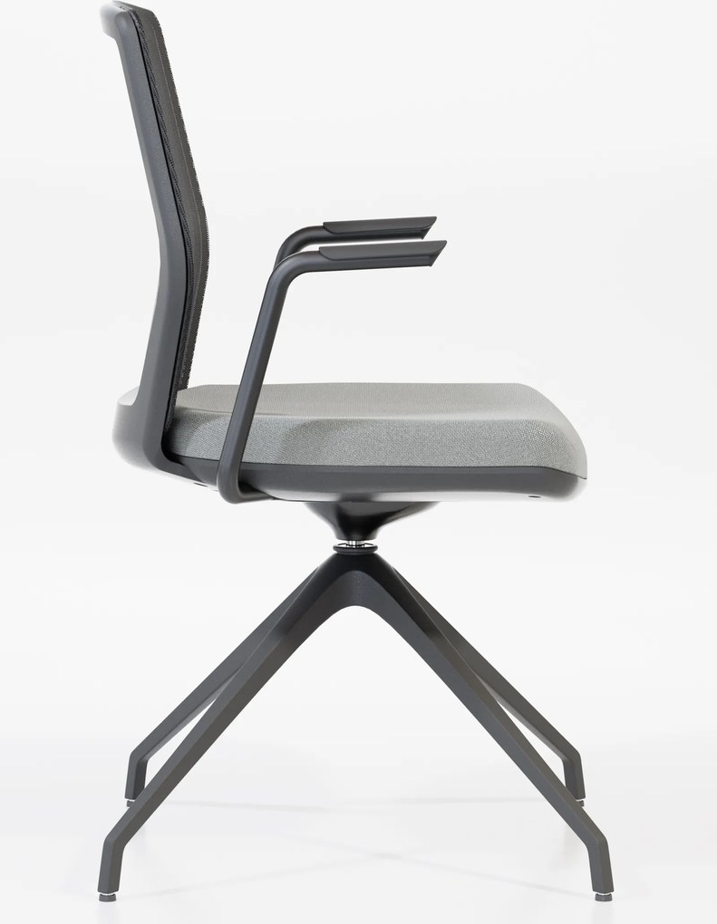 Krzesło do sali konferencyjnej z siatkowym oparciem Start Net S60